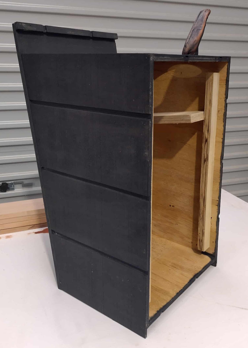 Handmade owl box (Ruru or Little Owls)