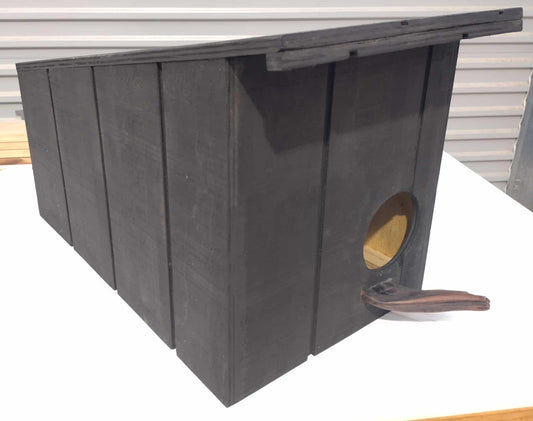 Handmade owl box (Ruru or Little Owls)