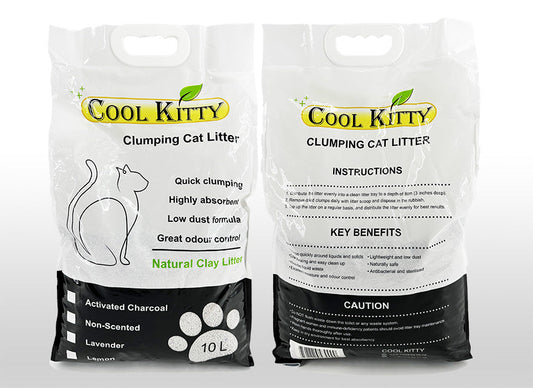 Lavender Scented Clumping Cat Litter 10L (Ball Shaped)