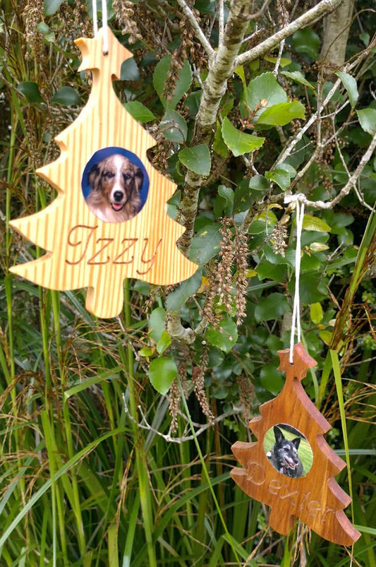 Handmade Engraved Christmas Tree PAWnament