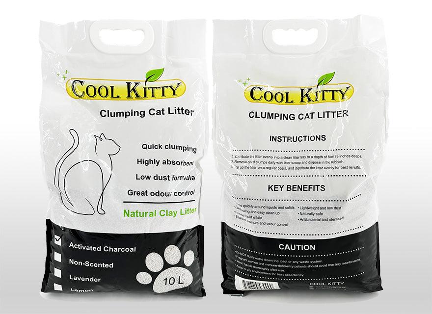 Activated Charcoal Clumping Cat Litter 10L (Ball Shaped)