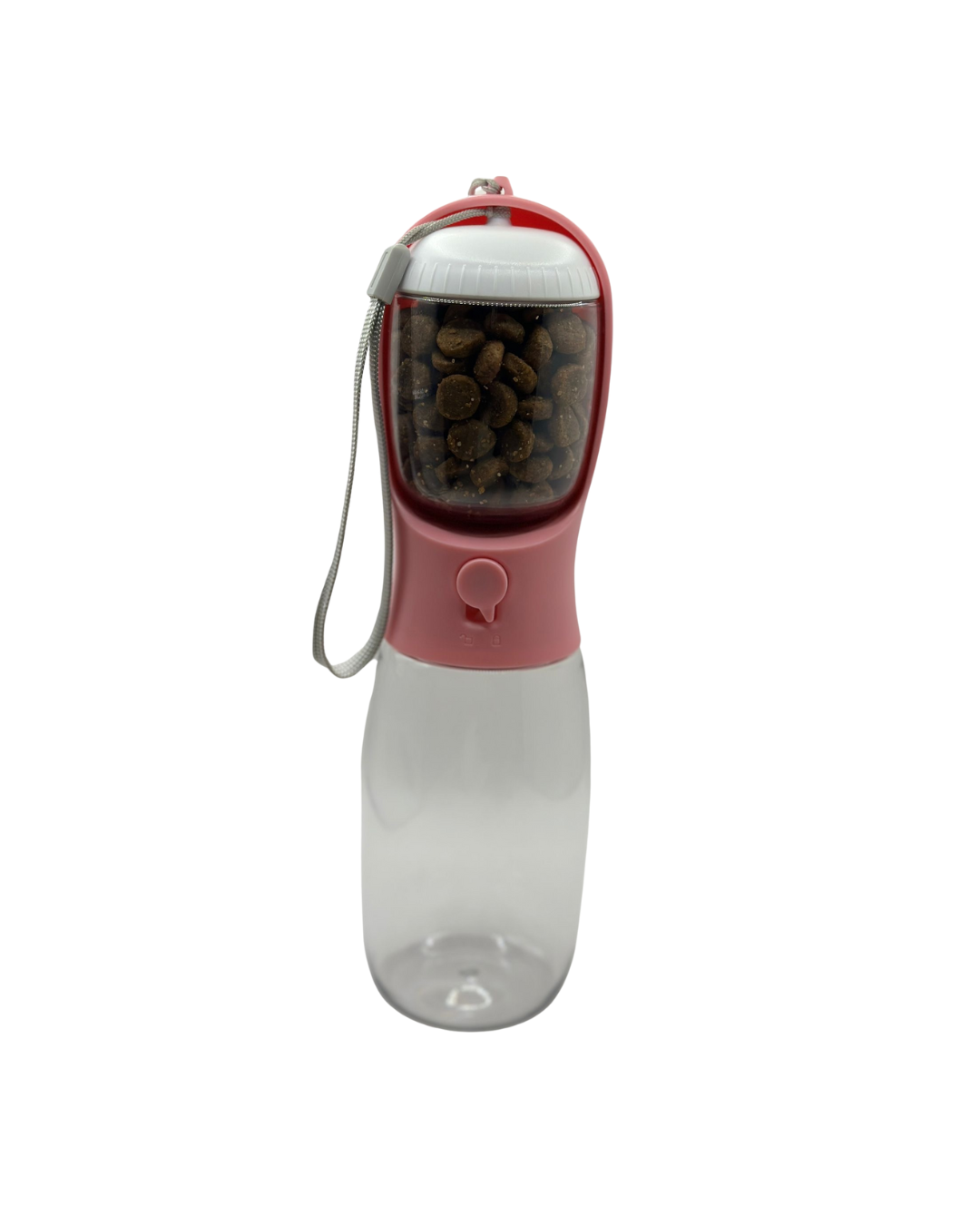 2 in 1 Portable Pet Bowl Bottle With Food Compartment