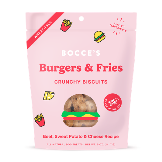 Bocce's Burgers & Fries Biscuits - 5oz