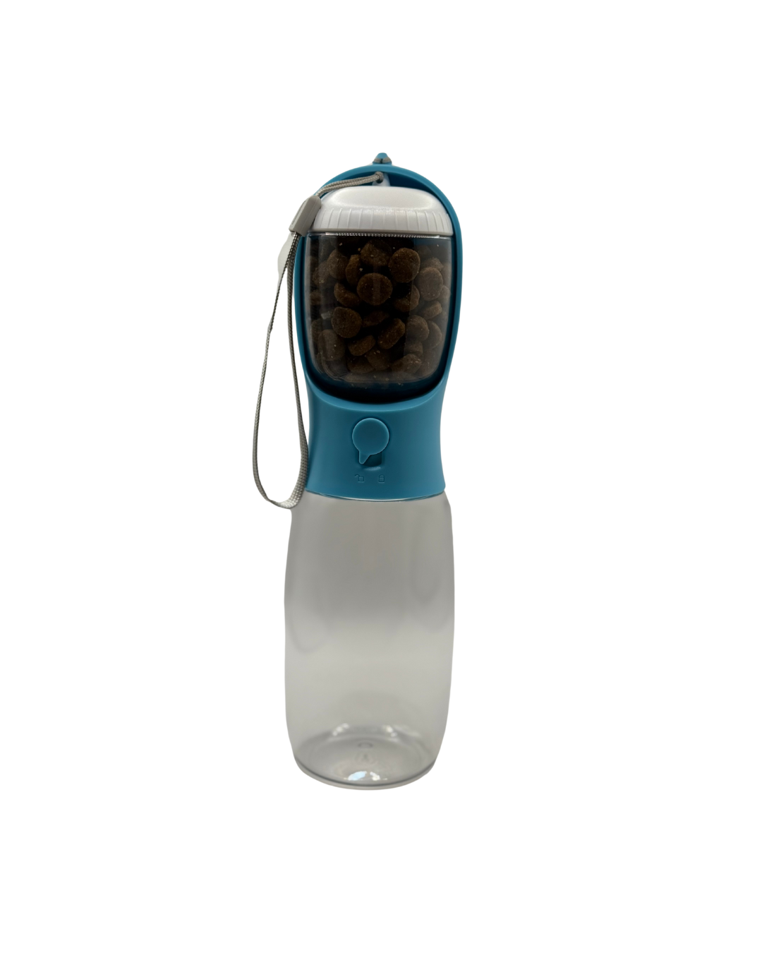 2 in 1 Portable Pet Bowl Bottle With Food Compartment